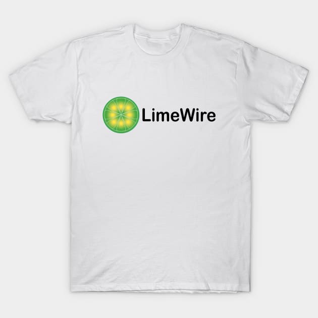 Limewire t-shirt - retro, Kazaa, Napster, startups, '90s T-Shirt by fandemonium